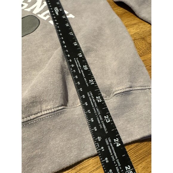 WALT DISNEY WORLD Vintage Crewneck Sweatshirt Autograph Mickey Mouse Grey Small - Picture 9 of 9